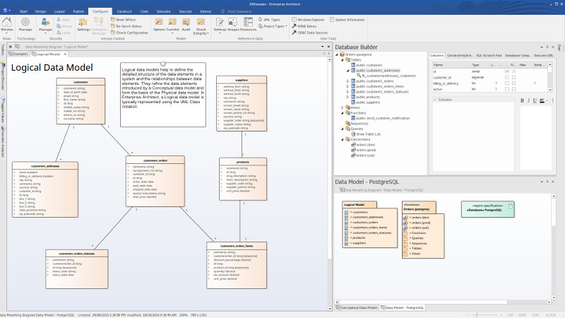 screenshot of Enterprise Architect